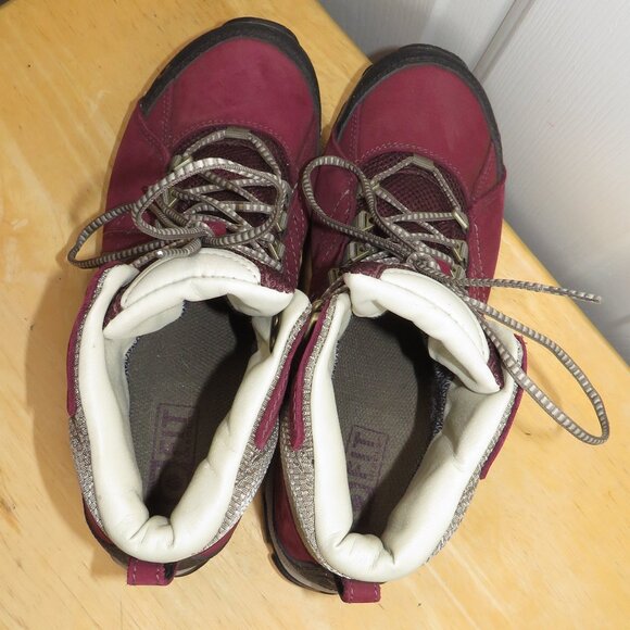 Oboz Women’s Sapphire Mid B-Dry Waterproof Hiking Boots Size 8.5 in Boysenberry - Picture 5 of 8